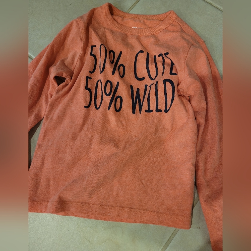 The Children's Place Orange Graphic Tee
